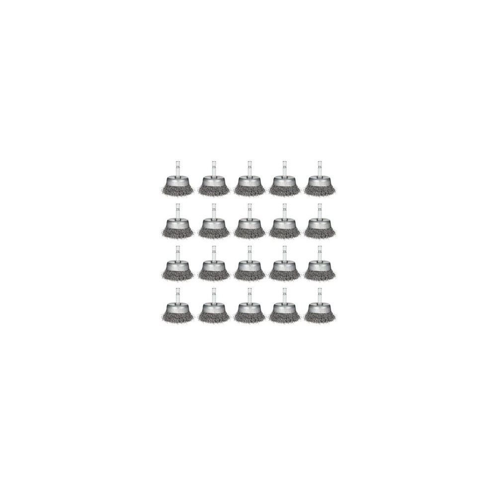 Bokon Wire Cup Brush Set (20pcs - 2" - Drill - Rust Removal) -‎ Excellent